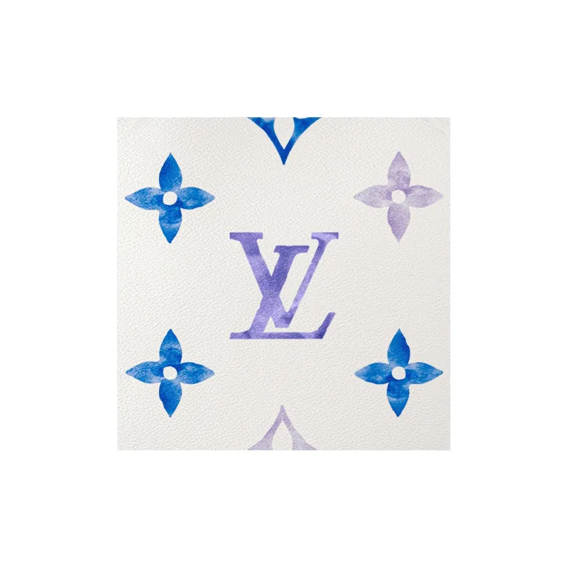 LOUIS VUITTON Neverfull Mm Monogram Blue-4