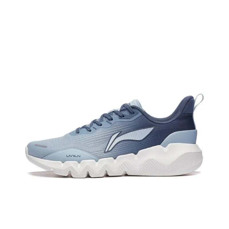 LiNing Spirituality Anti-Slip And Wear-Resistant Support Low-Top Running Shoes Men's Celestial Blue-0