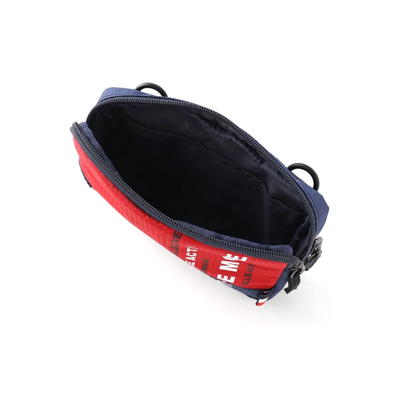 Elle Active Fabric Creative Shoulder Bag, Crossbody Bag Women's Red/Blue Color-5