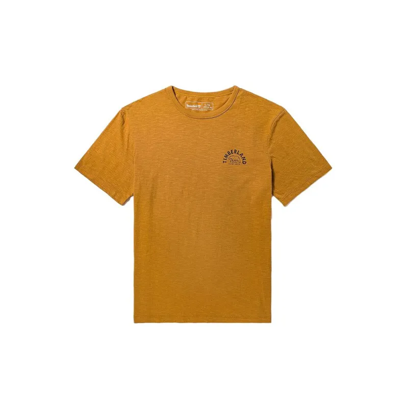 Timberland Set in Sleeve T Shirt Men's Wheat-1