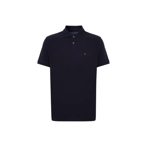 Tommy Hilfiger 1985 Series Polo Shirts Men Navy Blue