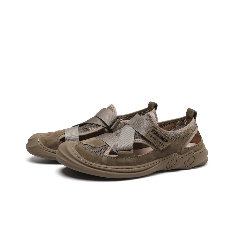 TRUMPPIPE Stylish Sandals Men's Khaki-2