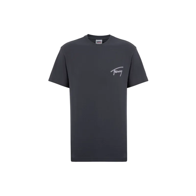 Tommy Hilfiger SS23 T Shirt Unisex Black Gray-0