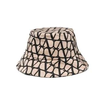 Valentino Cotton Bucket Hats Women's White