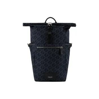 GIORGIO ARMANI Polyester Backpack Medium Size Men's Navy Blue