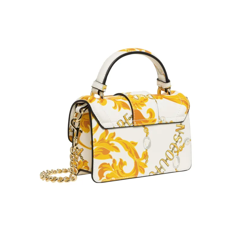 VERSACE JEANS COUTURE Polyurethane Shoulder Bag, Crossbody Bag, Handbag Women's White-1
