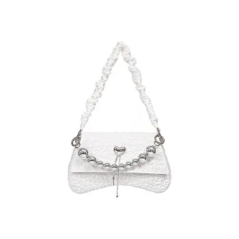 REBIRTH Crossbody Bag Medium Size Women's White/Black