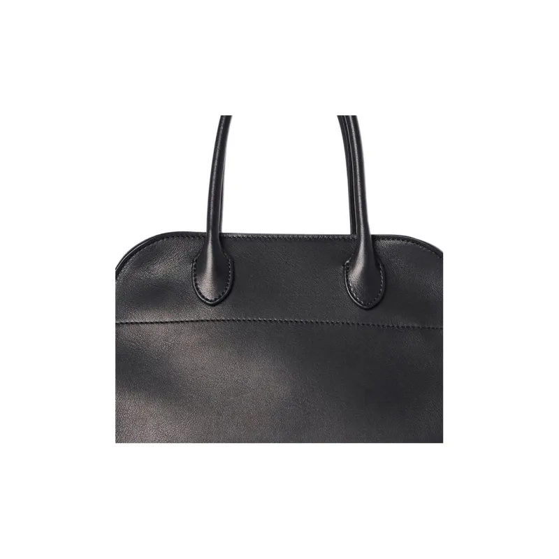 THE ROW Margau Leather Shoulder Bag Crossbody Bag Handbag Regular Women's Black-4