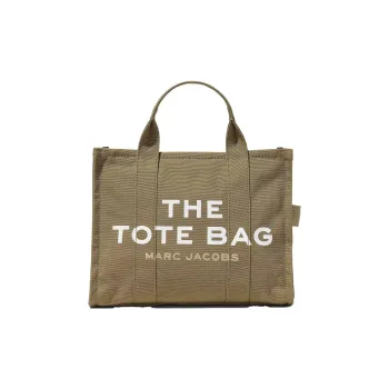 MARC JACOBS Cotton Canvas Bag Tote Bag Shopping Bag Shoulder Bag Crossbody Bag Handbag Medium Size Women's Slate Green