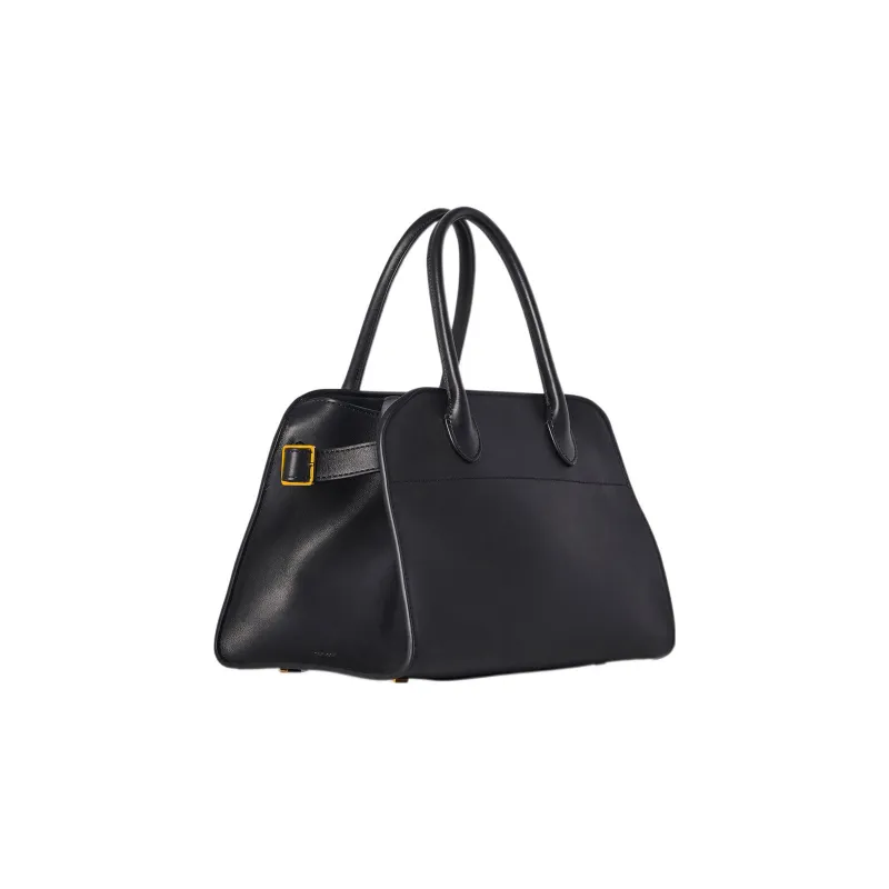 THE ROW Margau Leather Shoulder Bag Crossbody Bag Handbag Regular Women's Black-2