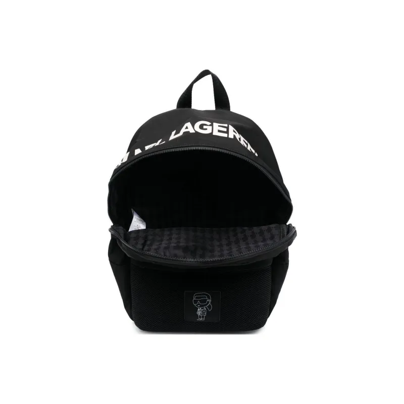KARL LAGERFELD Polyester Backpack Kids' Black-4