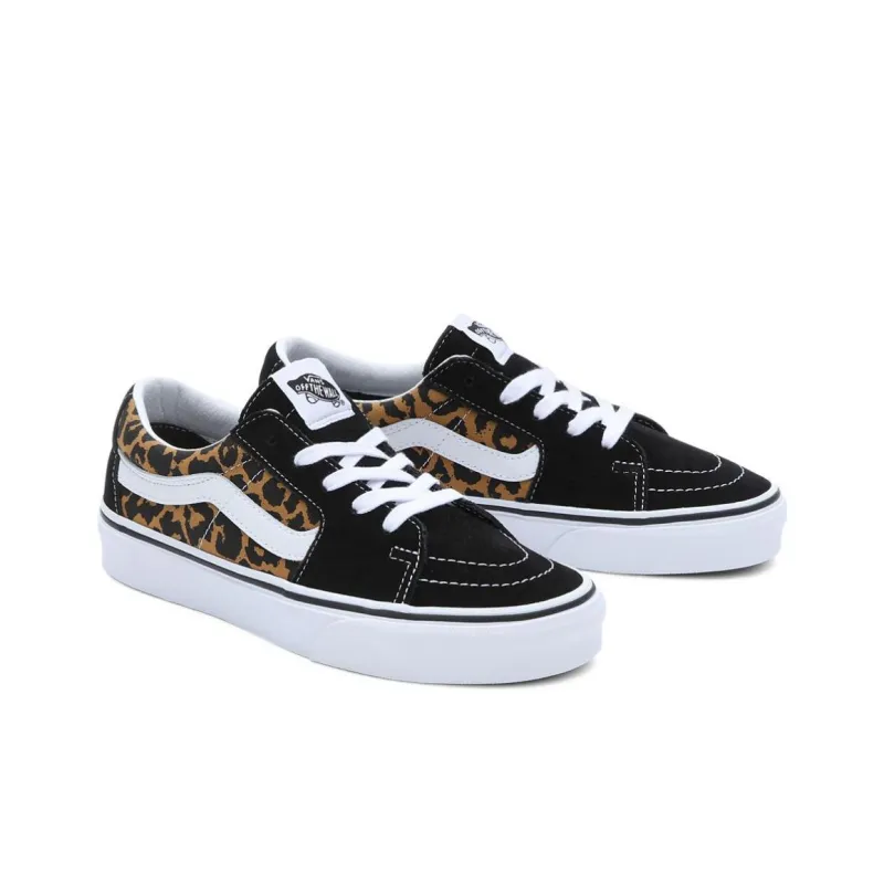 Vans Sk8 Low Leopard 'Black' Women's-2