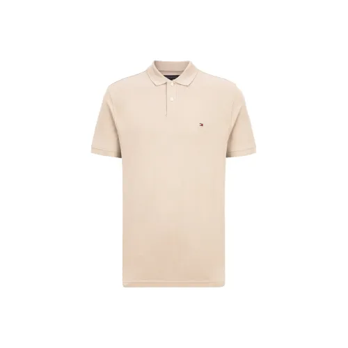 Tommy Hilfiger 1985 Series Polo Shirts Men Light Pink