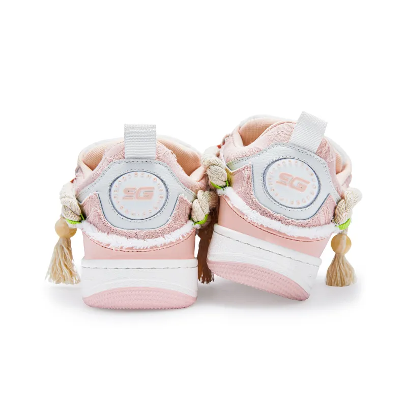 SENGUOGUO Skateboard Shoes For Summer Unisex Pink-4