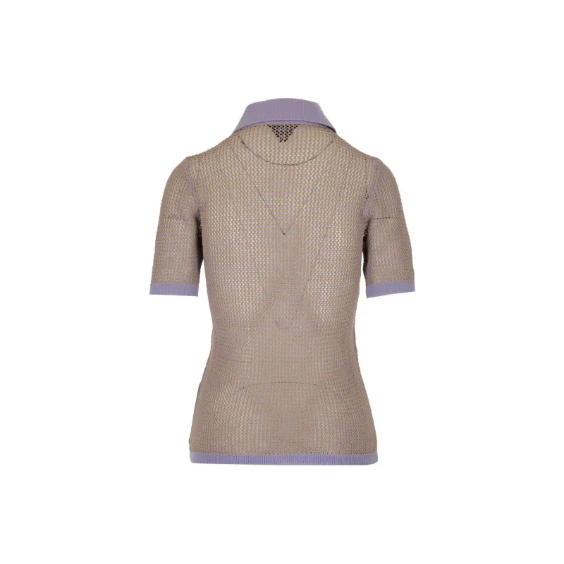 Bottega Veneta SS23 Polo Shirt Women's Purple-1