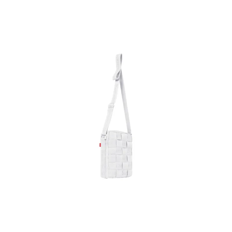 Supreme Jacquard Crossbody Bag, Shoulder Bag Unisex White-1