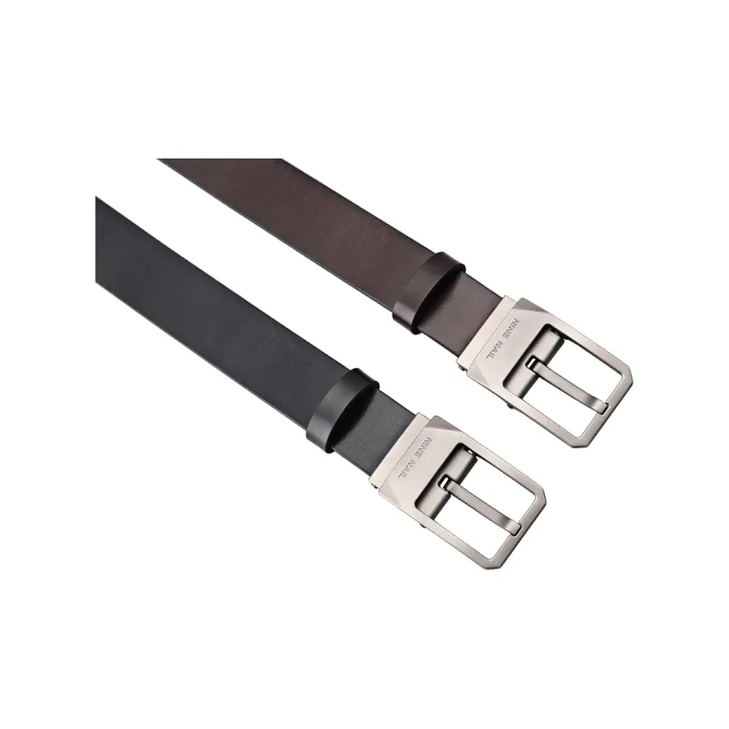 NINE NAIL Leather Belts Men-7
