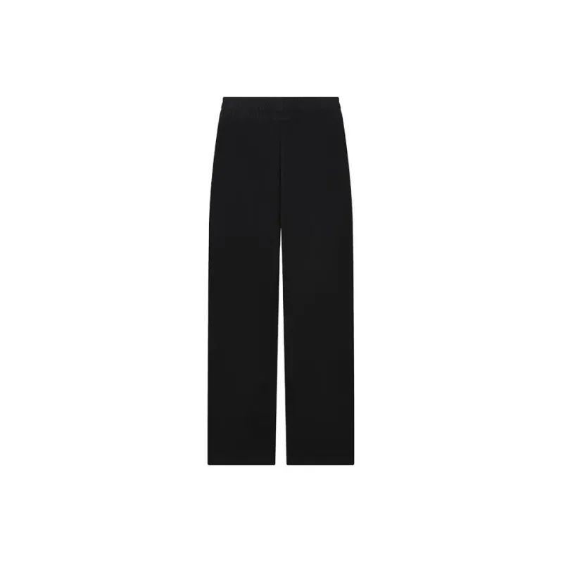 FILA Knitted Sports Pants Women's Jet Black-1