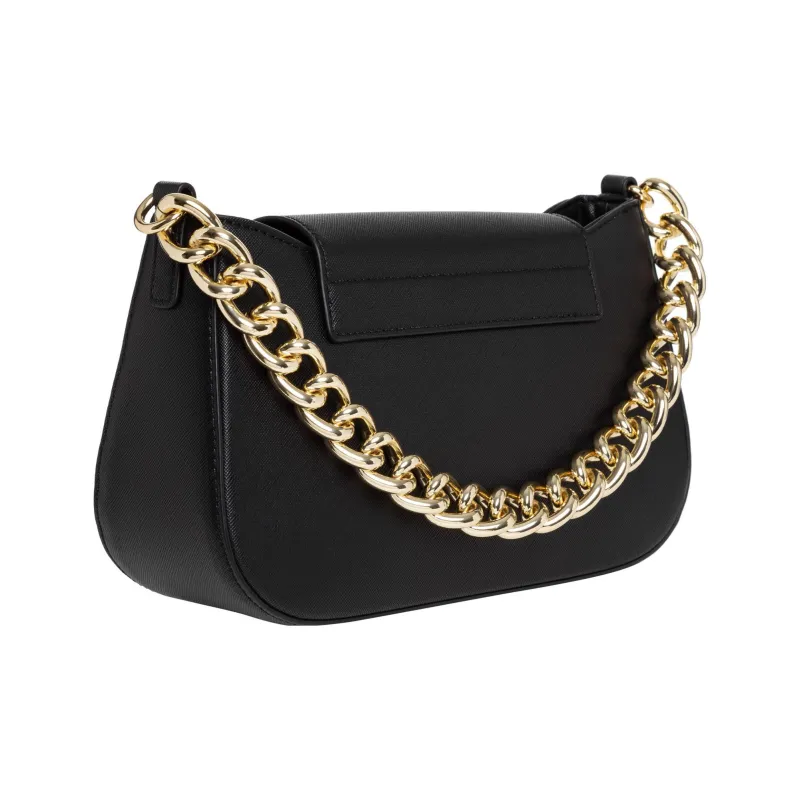 VERSACE JEANS COUTURE Polyurethane Handbag, Shoulder Bag Women's Black-3