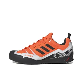 Adidas Terrex Swift Anti-Slip Wear-Resistant Low-Top Hiking Shoes Unisex Orange Black
