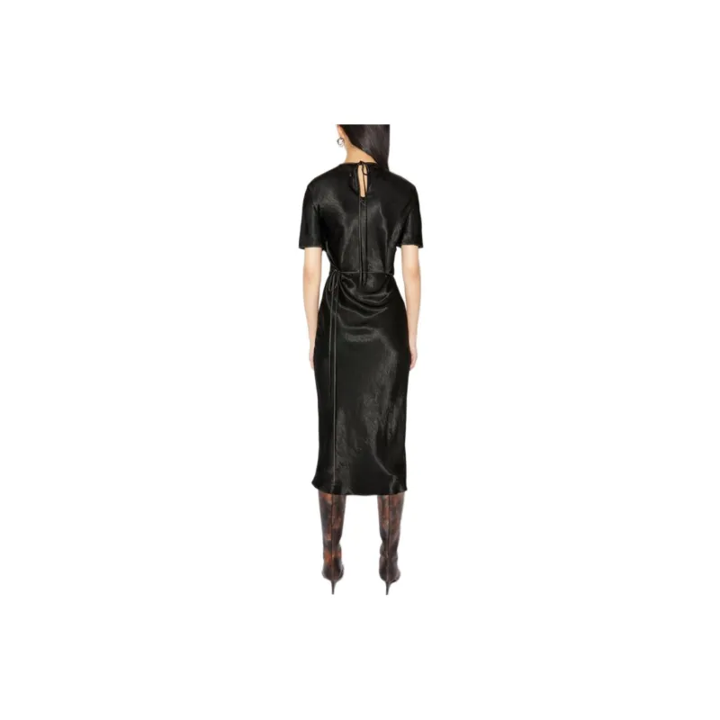 Acne Studios Crewneck Short Sleeved Midi Dress-1