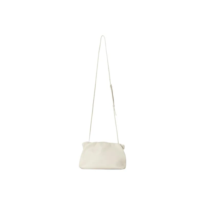 THE ROW Fine Grain Calfskin Clutch Regular Women's White-1