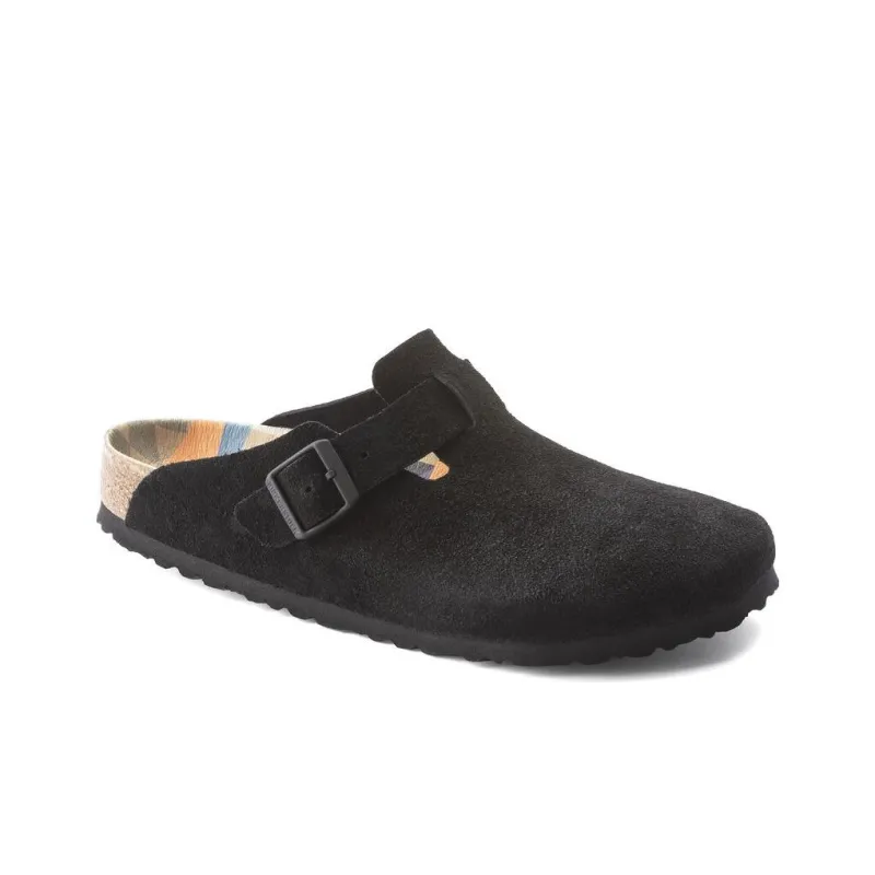Birkenstock Boston Collection Stylish Sandals Men's Black-1