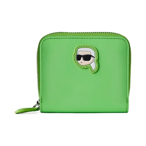 KARL LAGERFELD K/Ikonik Renewable Polyurethane Wallet Women's Green