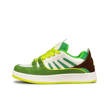 LuzaoT SUPER DRAG Puffy Shoes Stylish Skateboarding Shoes Unisex Esports Green