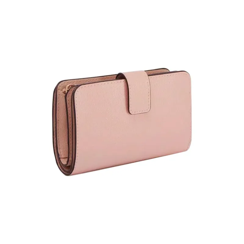 Furla Cow Leather Wallet Trumpets Women's Pink-1