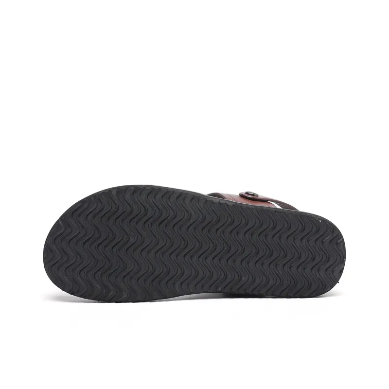 TRUMPPIPE Stylish Sandals Men's Brown-4