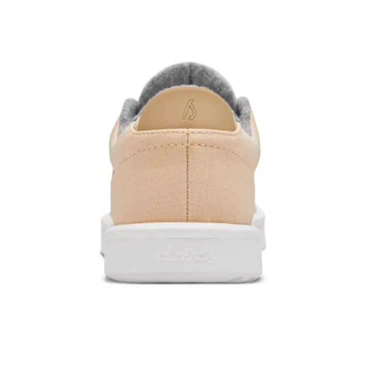 Allbirds Wool Piper Woven Warm Slip-Resistant Low-Top Skateboard Shoes Women's Light Peach Orange-2