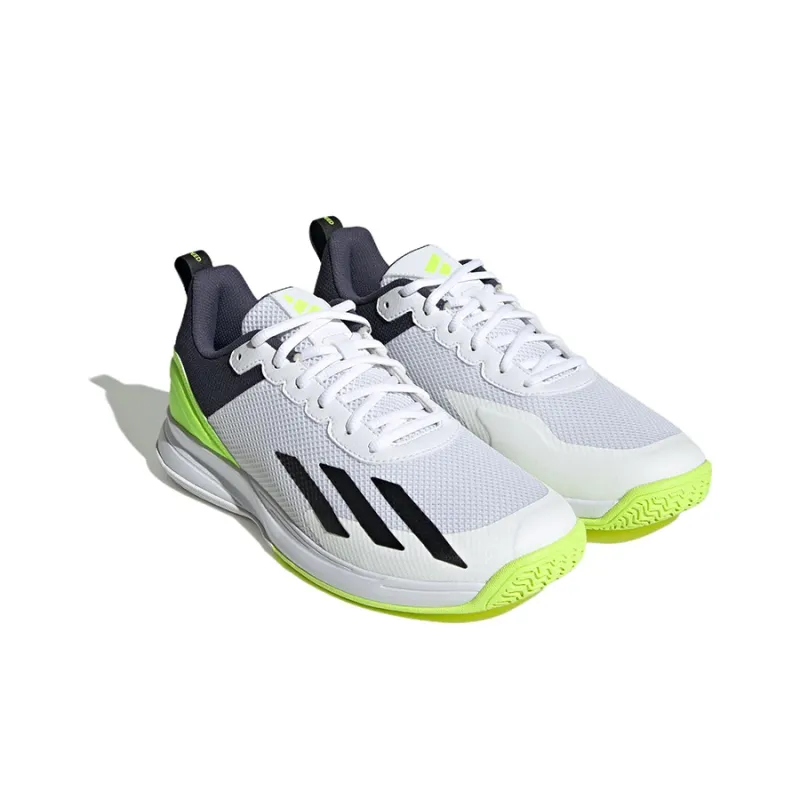 Adidas Courtflash Speed Tennis Shoes 'White Lucid Lemon'-2