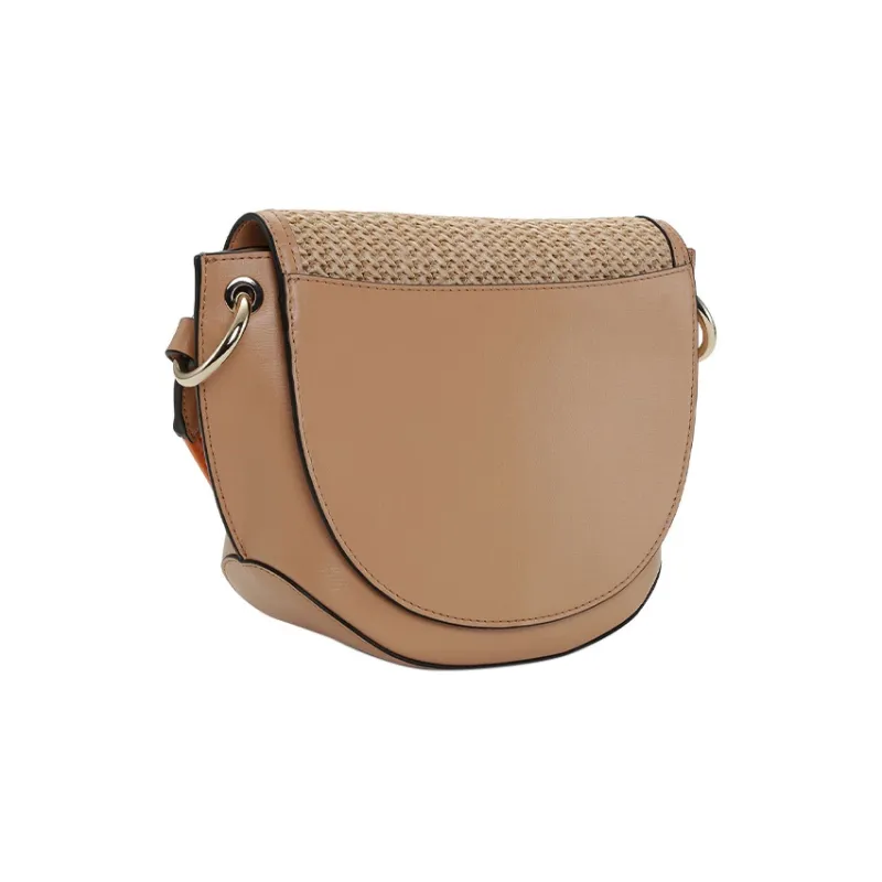 GANNI Banner Crossbody Bag Shoulder Bag Women's Light Brown-1