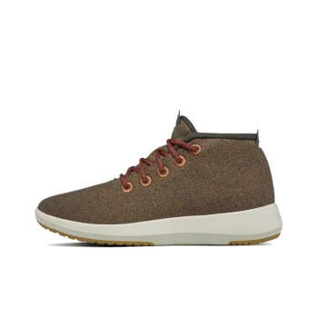 Allbirds Mizzle Up Wear-resistant And Waterproof High-Top Sports Casual Shoes Men's Earth Clay Brown
