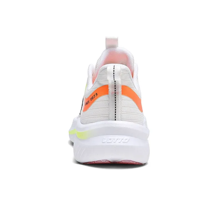 LOTTO Infinity Slip Resistant Low Top Carbon Plate Training Running Shoes Men's White-3