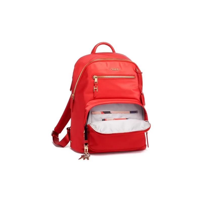 TUMI Voyageur Nylon Backpack Large Size Women's Red-2