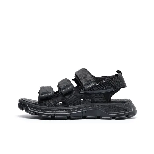 TRUMPPIPE Beach Sandals Men Black