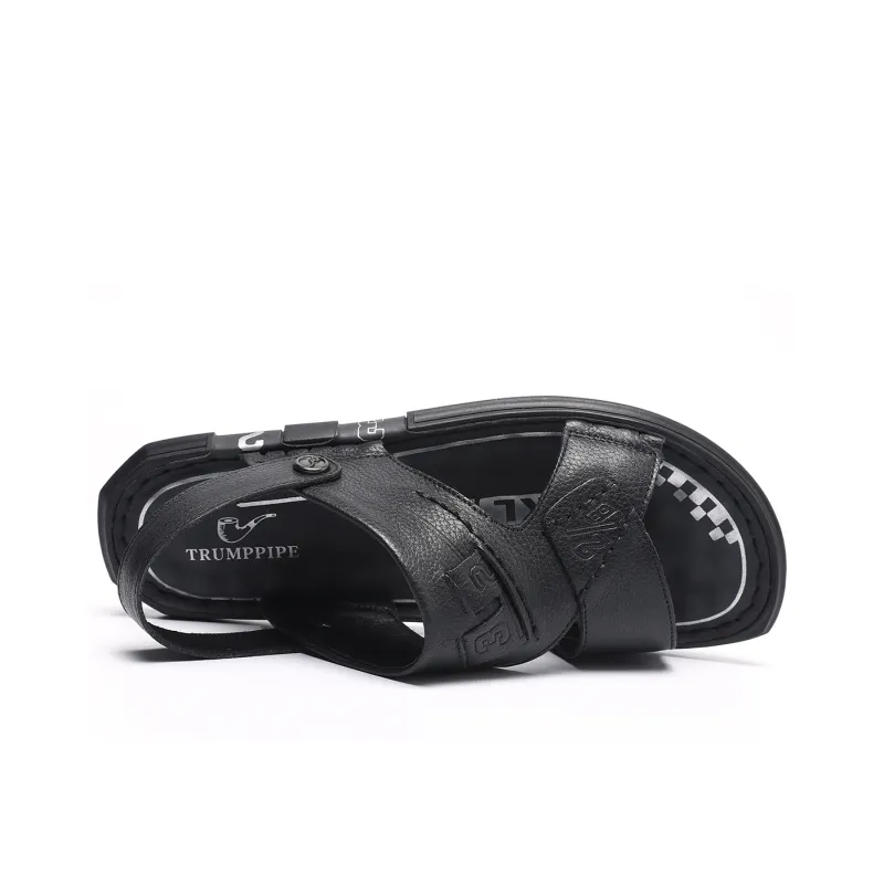 TRUMPPIPE Stylish Sandals Men's Black-2