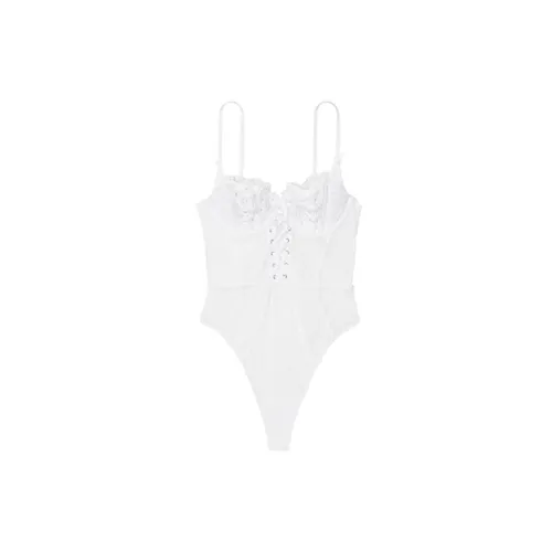 Victoria's Secret Bodysuits Women's White