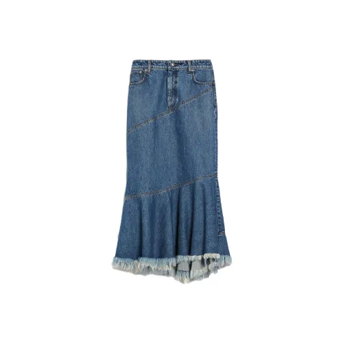 MaxMara Denim Long Skirts Women's