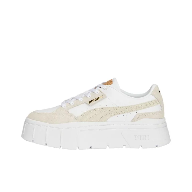 PUMA Mayze Stack Cord Sneakers 'White Pristine' Women's-0