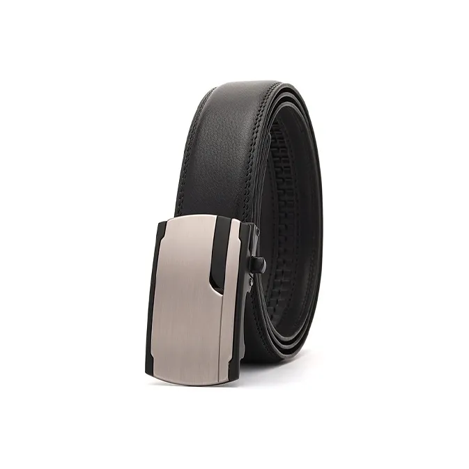 FREE RABBITⅡ Young And Middle Aged Belt Business Automatic Buckle Cow Leather Leather Belts Men's Width  3.5cm-8