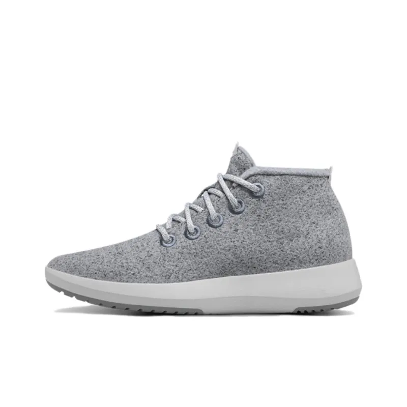 Allbirds Mizzle Up Wear-Resistant High-Top Sports Casual Shoes Men's Water Mist Ash-0