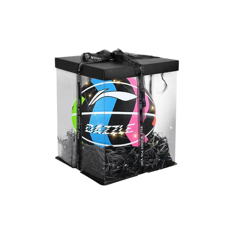 LiNing Rubber Basketball Black Pink Green Blue 5/7 Size Training Unisex-10