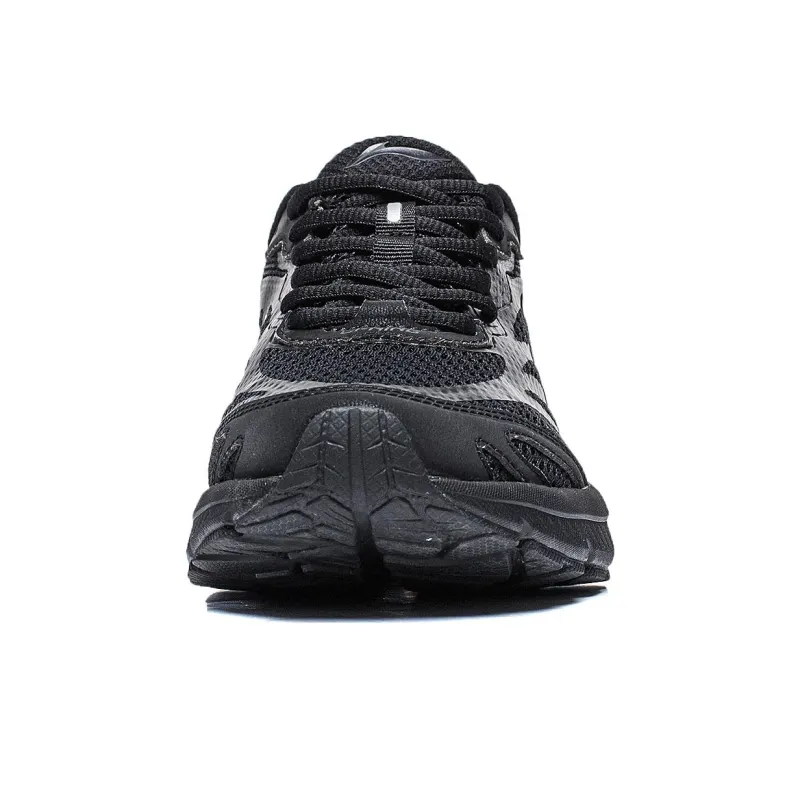 LiNing Cushioned Wear Resistant Breathable Low Top Running Shoes Women's Black-4