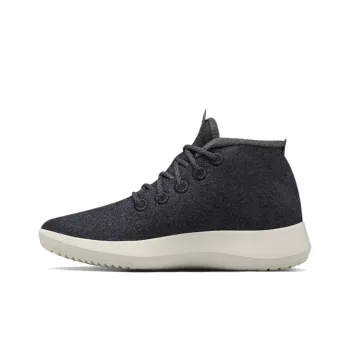 Allbirds Mizzle Up Cushioned Slip-Resistant Mid-Top Sports Casual Shoes Men's Premium Black