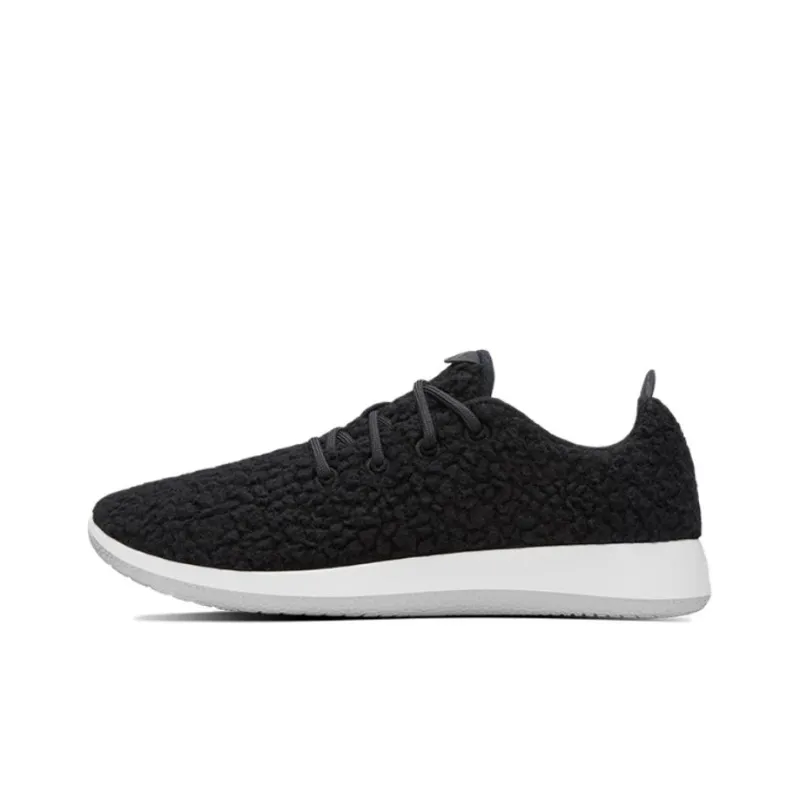 Allbirds Wool Runner Fluff Cushioning Anti-Slip And Wear-Resistant Low-Top Sports Casual Shoes Women's Black White-0