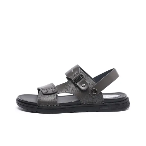 TRUMPPIPE Beach Sandals Men Gray