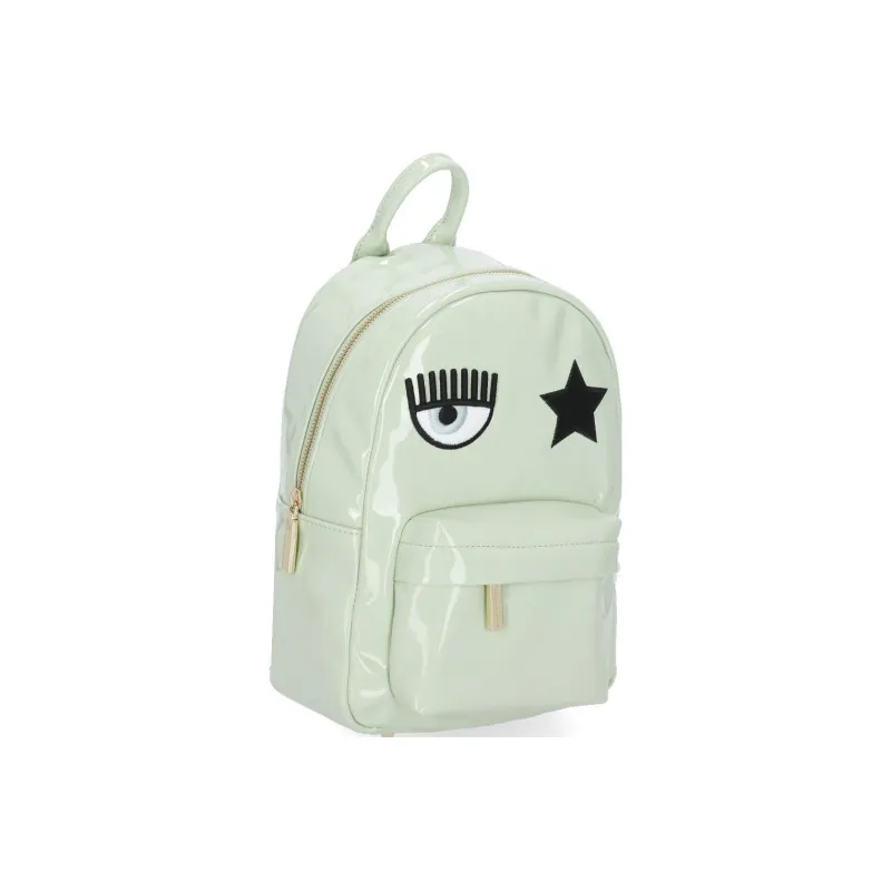 CHIARA FERRAGNI Polyester Backpack Women's Light Green-1